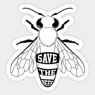 Save The Bees Sticker